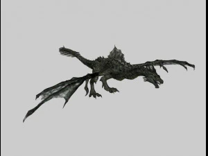 floresta do drag&atilde;o Modelo 3D