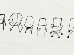 chairs collection 3D Model