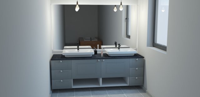 bathroom furniture 3D Model .c4d .max .obj .3ds .fbx .stl .blend 