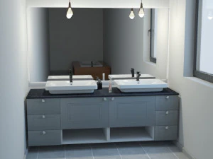 浴室家具 3D 模型