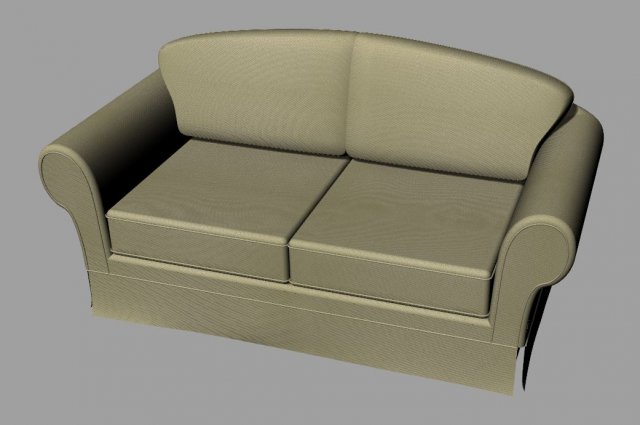 ikea sofa 3D Model .c4d .max .obj .3ds .fbx .stl .blend 