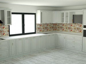 classic kitchen 3D 모델