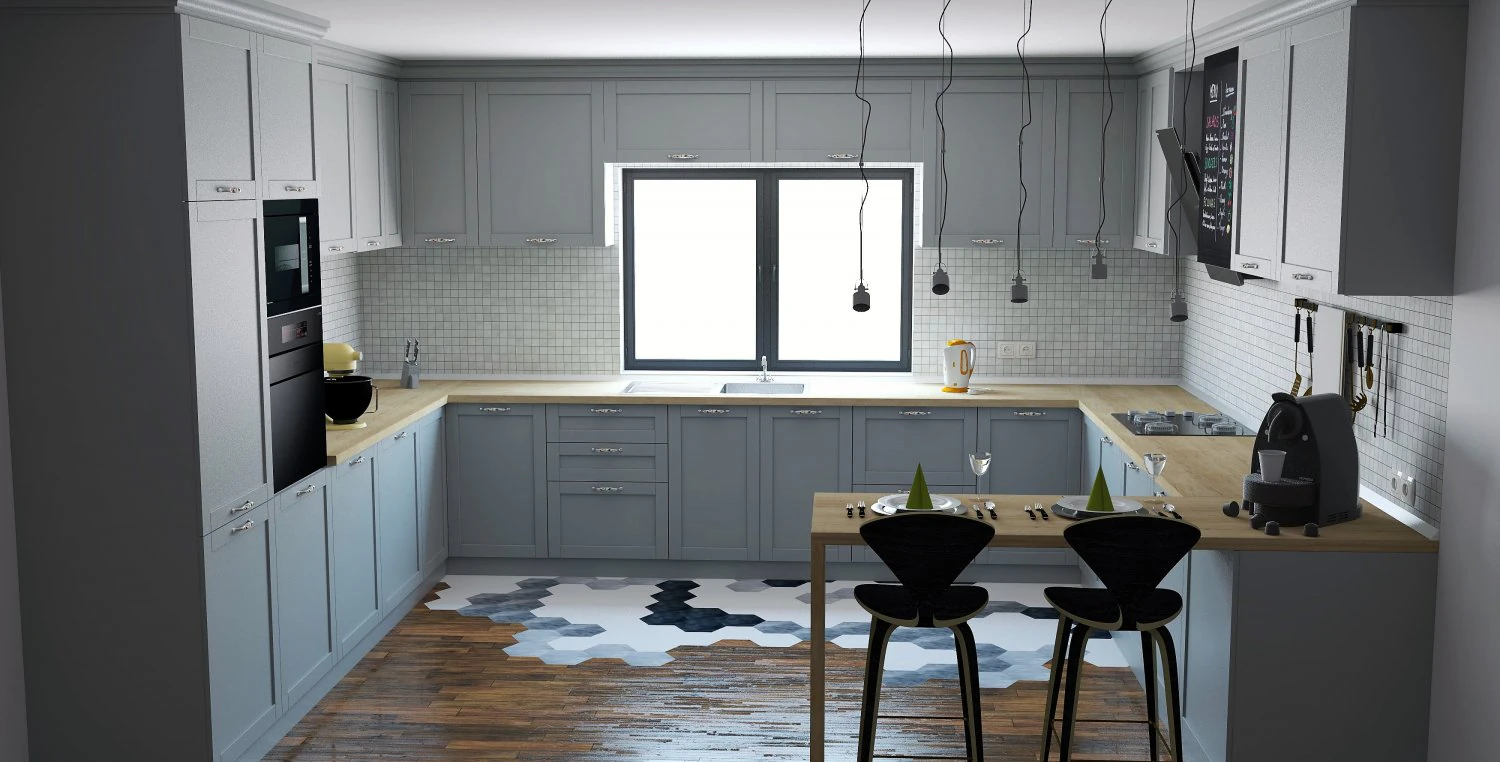 kitchen 3D Model .c4d .max .obj .3ds .fbx .stl .blend
