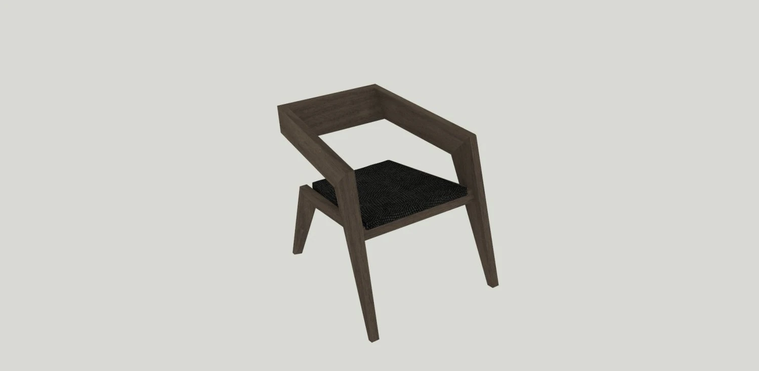 armchair 3D Model .c4d .max .obj .3ds .fbx .stl .blend 