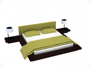 bed 3D 모델