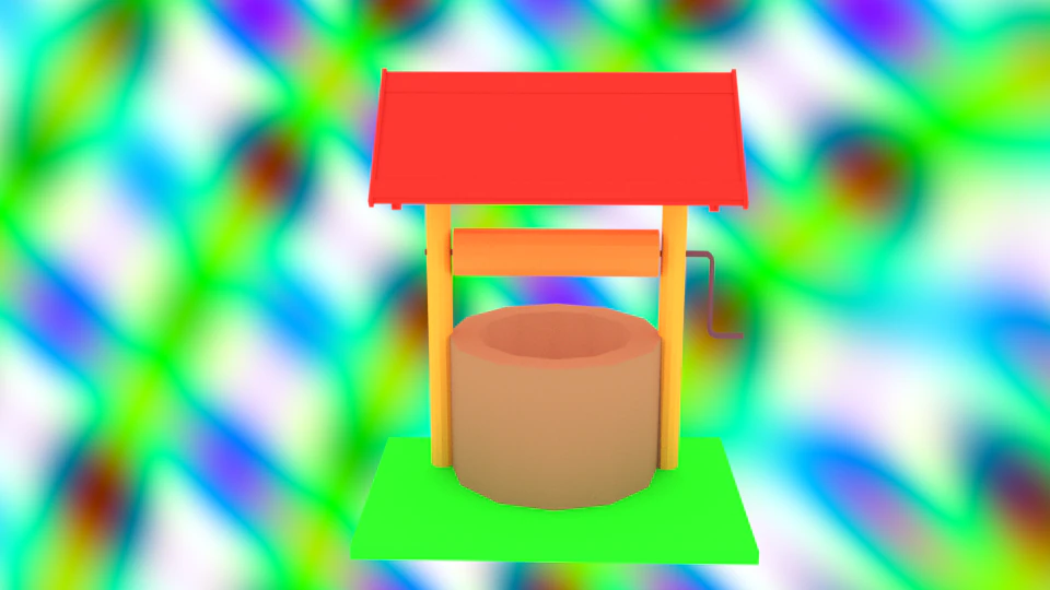 well 3D Model .c4d .max .obj .3ds .fbx .stl .blend 