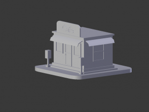 Cafe Modello 3D