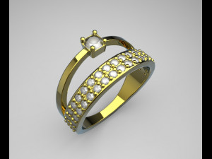 engagement ring Modelo de Impressão 3D
