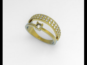 engagement ring 3Dプリントモデル