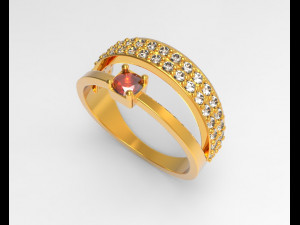 engagement ring 3Dプリントモデル