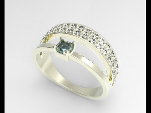 engagement ring 3Dプリントモデル