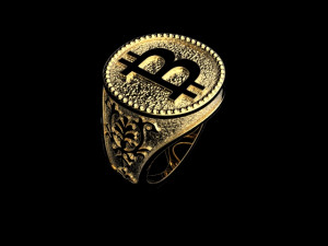 ring bitcoin Modèles 3D en vedette