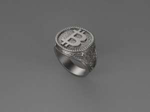 ring bitcoin Modèles 3D en vedette