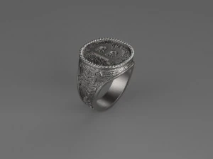ring bitcoin 3D Print Model