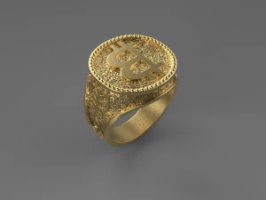 ring bitcoin 3D Print Model