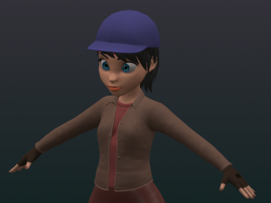 Charming deva Model 3D