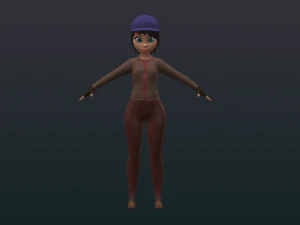 Charming deva 3D Model