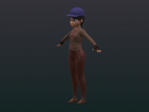 Charming deva Model 3D