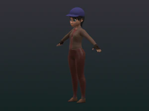 Charming deva 3D Model