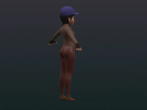Charming deva 3D Model