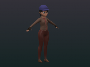 Charming deva Model 3D