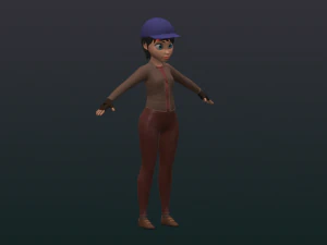 Charming deva 3D Model