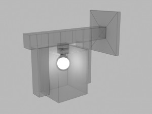 wall lamp 3D Модель