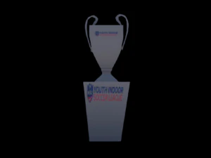 trof&eacute;u da liga juvenil de futebol de sal&atilde;o Modelo 3D