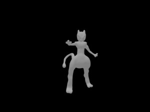 mewtwo 3D प्रिंट मॉडल
