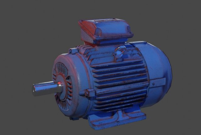 Electric Motor Modèle 3D .c4d .max .obj .3ds .fbx .stl .blend 