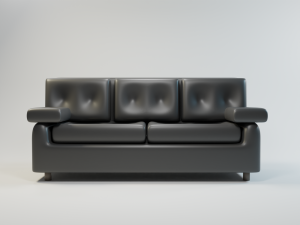 stylized sofa Modelo 3D