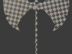 medieval - axe low-poly 3D Model