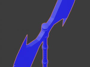 medieval - axe low-poly 3D Model