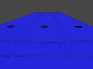 street bench low-poly 3D Model