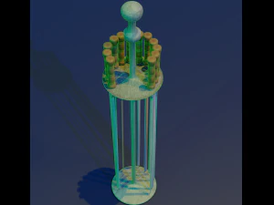 skewer low-poly 3D Model