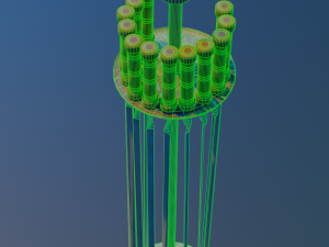 skewer low-poly 3D-Modell