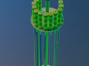 skewer low-poly 3D Model