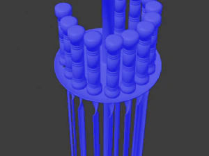 skewer low-poly 3D Model