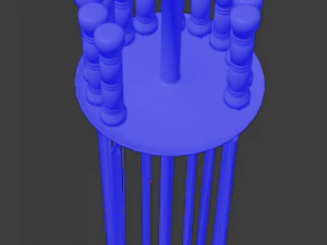 skewer low-poly 3D Model
