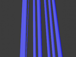 skewer low-poly 3D-Modell