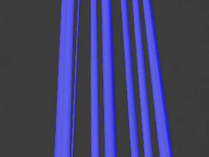 skewer low-poly 3D Model