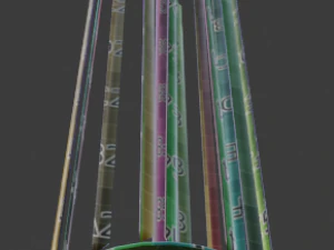 skewer low-poly 3D Model