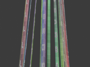 skewer low-poly 3D-Modell