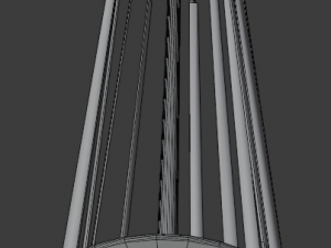 skewer low-poly 3D-Modell