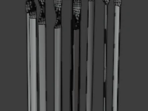 skewer low-poly 3D Model