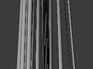 skewer low-poly 3D-Modell