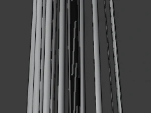 skewer low-poly 3D Model