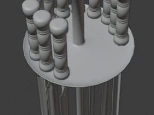 skewer low-poly 3D Model