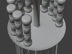 skewer low-poly 3D Model