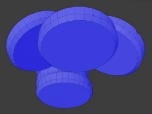 gold coin low-poly 3D Model